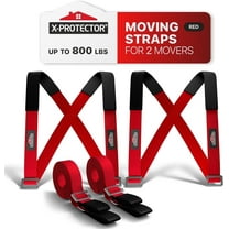 X-Protector Moving Straps – 2 Pairs for Movers – Furniture Lifting Straps for Heavy Objects