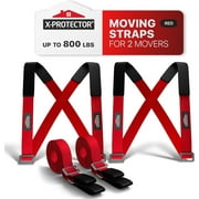 X-Protector Moving Straps   2 Pairs for Movers   Furniture Lifting Straps for Heavy Objects