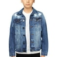 thumbnail image 1 of X RAY JEANS  Boy's Cotton Denim Jacket, Med Blue, XL, 1 of 4
