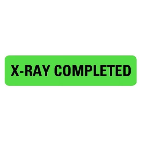 X-RAY COMPLETED Medical Labels