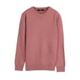 thumbnail image 1 of X RAY JEANS  Boy's Basic Crew Neck Sweater, Dusty Mauve, XS (5), 1 of 8