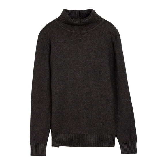 Xray Boys Turtleneck Sweater (XS - XXL), School Uniform Big Boys' & Little Kids Youth Turtle Neck Long Sleeve Pullover, Heather Charcoal, XS (5)