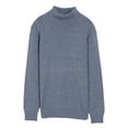 thumbnail image 1 of Xray Boys Turtleneck Sweater (XS - XXL), School Uniform Big Boys' & Little Kids Youth Turtle Neck Long Sleeve Pullover, Heather Slate, XXL (18), 1 of 8