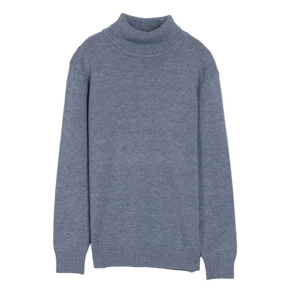 Xray Boys Turtleneck Sweater (XS - XXL), School Uniform Big Boys' & Little Kids Youth Turtle Neck Long Sleeve Pullover, Heather Slate, XXL (18)