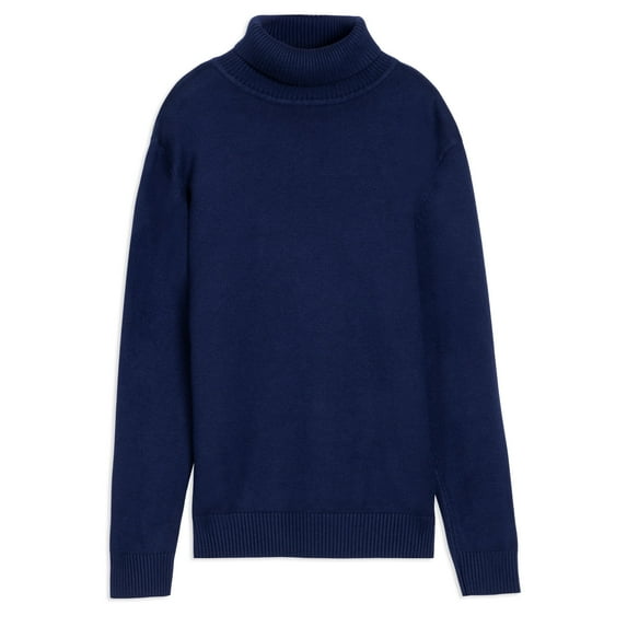Xray Boys Turtleneck Sweater (XS - XXL), School Uniform Big Boys' & Little Kids Youth Turtle Neck Long Sleeve Pullover, Navy, M (8)