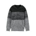 thumbnail image 1 of X RAY JEANS Boy's Colorblock Pullover Hood Sweater, Grey, S, 1 of 9