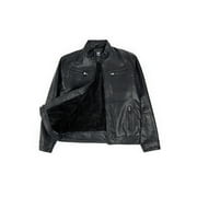 X RAY Teen Faux Leather Jacket for Fall & Winter (S - XL), Kids Outerwear Coat, Motorcycle PU Leather Jacket for Boys, Black, S