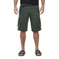 thumbnail image 1 of X RAY JEANS Men's Belted 12.5" Inseam Knee Length Cargo Shorts, Charcoal, 30, 1 of 8