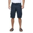thumbnail image 1 of X RAY JEANS Men's Belted 12.5" Inseam Knee Length Cargo Shorts, Navy, 30, 1 of 7
