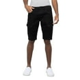 thumbnail image 1 of X RAY JEANS Men's Denim Cargo Shorts 12 Inches Inseam, Jet Black, 30, 1 of 7