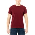 thumbnail image 1 of X RAY JEANS Mens Basic Crewneck Short Sleeve T-Shirt, Cranberry, S, 1 of 5