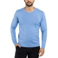 thumbnail image 1 of X RAY Mens Crew Neck Sweater Slim Fit Midweight Pullover Sweater for Men for Casual Dressy Wear (Big & Tall Available), Blue, S, 1 of 11