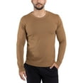 thumbnail image 1 of X RAY Mens Crew Neck Sweater Slim Fit Midweight Pullover Sweater for Men for Casual Dressy Wear (Big & Tall Available), British Khaki, 5XL, 1 of 11