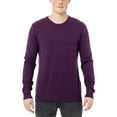 thumbnail image 1 of X RAY Mens Crew Neck Sweater Slim Fit Midweight Pullover Sweater for Men for Casual Dressy Wear (Big & Tall Available), Eggplant, 2XL, 1 of 6