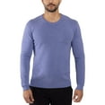 thumbnail image 1 of X RAY Mens Crew Neck Sweater Slim Fit Midweight Pullover Sweater for Men for Casual Dressy Wear (Big & Tall Available), Heather Blue, L, 1 of 11