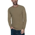 thumbnail image 1 of X RAY Mens Crew Neck Sweater Slim Fit Midweight Pullover Sweater for Men for Casual Dressy Wear (Big & Tall Available), Heather Khaki, Medium, 1 of 6