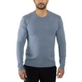 thumbnail image 1 of X RAY Mens Crew Neck Sweater Slim Fit Midweight Pullover Sweater for Men for Casual Dressy Wear (Big & Tall Available), Heather Slate, 2XL, 1 of 11