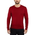 thumbnail image 1 of X RAY Mens Crew Neck Sweater Slim Fit Midweight Pullover Sweater for Men for Casual Dressy Wear (Big & Tall Available), Jester Red, 6XL, 1 of 11
