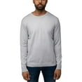 thumbnail image 1 of X RAY Mens Crew Neck Sweater Slim Fit Midweight Pullover Sweater for Men for Casual Dressy Wear (Big & Tall Available), Light Heather Grey, XL, 1 of 6