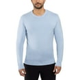 thumbnail image 1 of X RAY Mens Crew Neck Sweater Slim Fit Midweight Pullover Sweater for Men for Casual Dressy Wear (Big & Tall Available), Powder Blue, S, 1 of 11