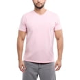 thumbnail image 1 of X RAY JEANS Mens Basic V-Neck Short Sleeve T-Shirt, Baby Pink, XS, 1 of 6