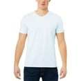 thumbnail image 1 of X RAY JEANS Mens Basic V-Neck Short Sleeve T-Shirt, Light Blue, L, 1 of 3