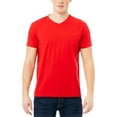 thumbnail image 1 of X RAY JEANS Mens Basic V-Neck Short Sleeve T-Shirt, Red, XS, 1 of 3