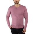 thumbnail image 1 of X RAY JEANS Mens Basic V-Neck Sweater Pullover, Heather Raspberry, 3XL, 1 of 10