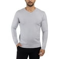 thumbnail image 1 of X RAY JEANS Mens Basic V-Neck Sweater Pullover, Light Heather Grey, L, 1 of 10