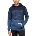 thumbnail image 1 of X RAY JEANS Mens Color Blocked Hooded Sweater, Blue, M, 1 of 5