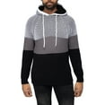 thumbnail image 1 of X RAY JEANS Mens Color Blocked Hooded Sweater, Grey, 3XL, 1 of 5