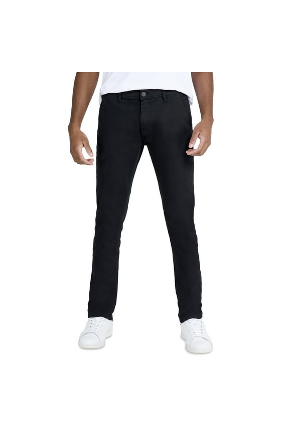 JEANS Mens Five Pocket Commuter Pants, Black, 46X32