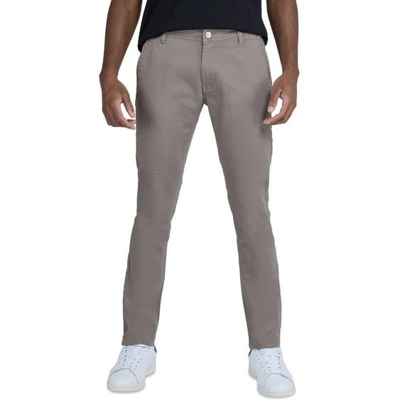 X RAY JEANS Mens Five Pocket Commuter Pants, Grey, 34X32