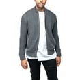 thumbnail image 1 of X RAY JEANS Mens Full-Zip High Neck Sweater Jacket, Charcoal, 5XL, 1 of 6