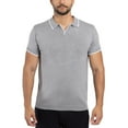 thumbnail image 1 of X RAY JEANS Mens Knit Polo Sweater, Heather Grey, L, 1 of 10