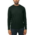 thumbnail image 1 of X RAY JEANS Mens Long Sleeve Henley T-Shirt, Hunter, S, 1 of 5