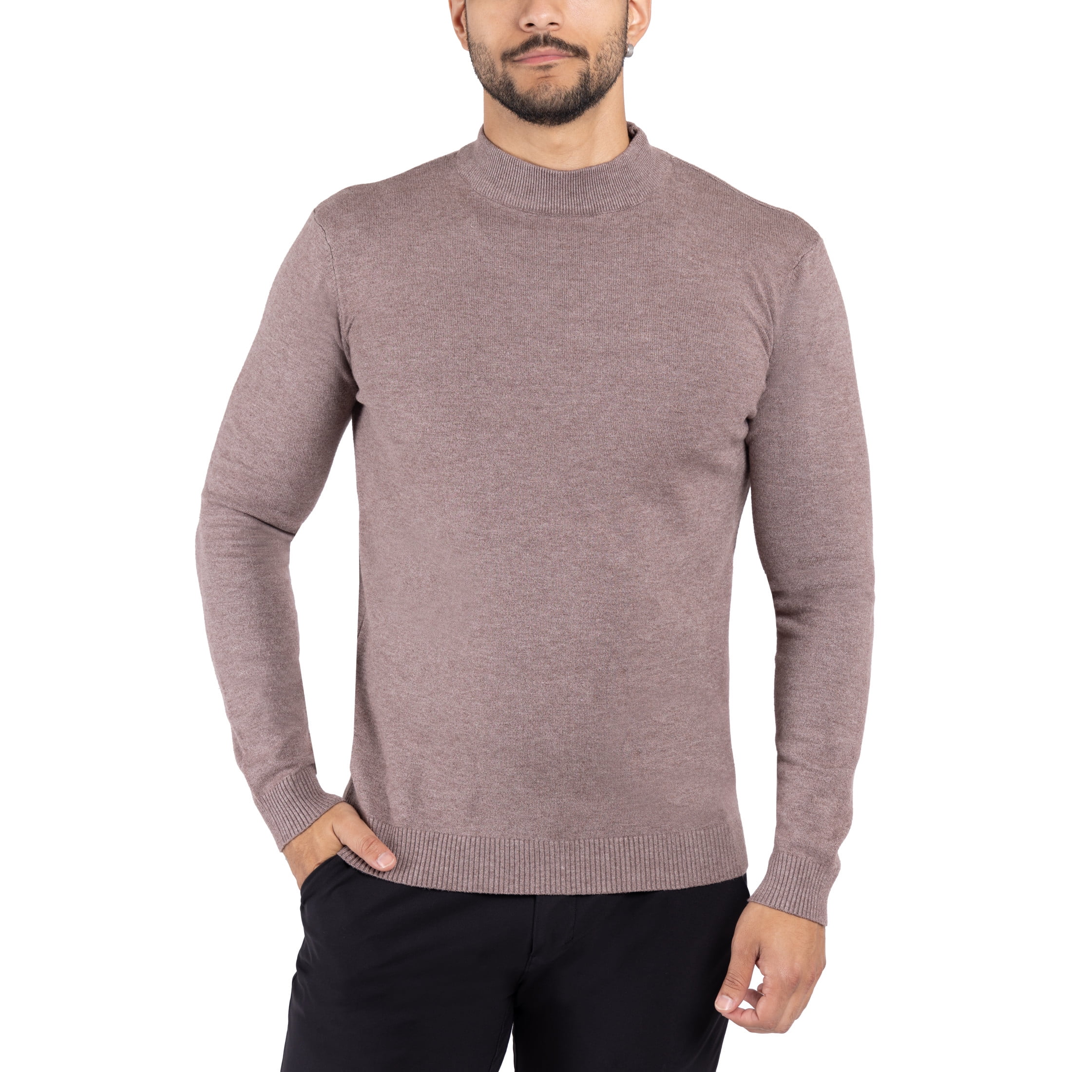 X RAY JEANS Mens Mock Neck Sweater Pullover, Concrete, 3XL - Walmart.com