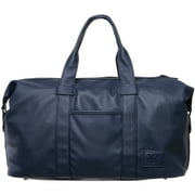 X RAY JEANS Mens Pebbled Faux Leather Travel Duffel Bag, Navy, OS