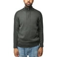 thumbnail image 1 of X RAY JEANS Mens Quarter-Zip Pullover Sweater, Olive Marble, XL, 1 of 8