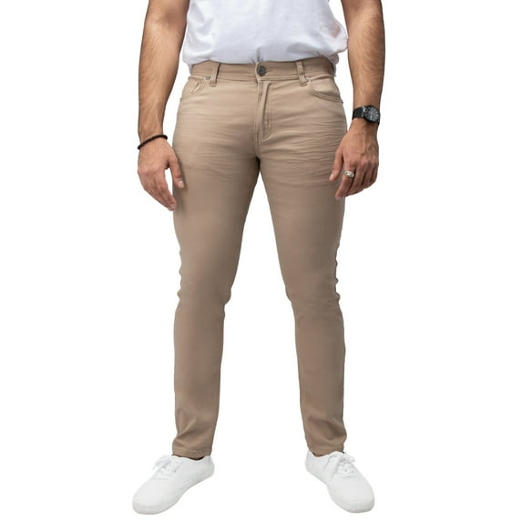 X RAY JEANS Mens Stretch Commuter Pants, Stone, 34X32