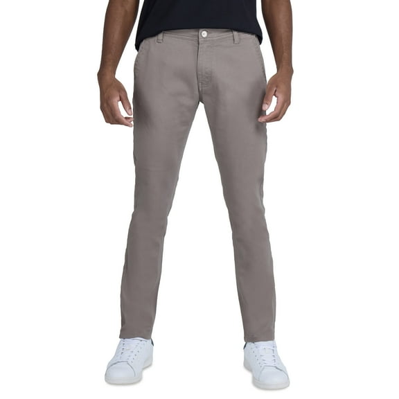 X RAY JEANS Mens Five Pocket Commuter Pants, Grey, 34X30