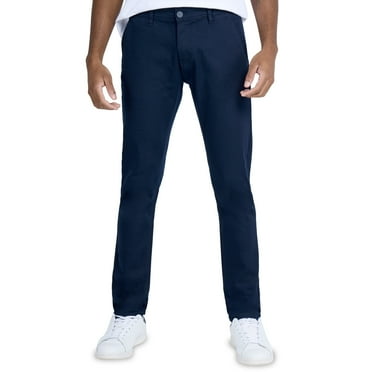 X RAY JEANS Mens Five Pocket Commuter Pants, Navy, 48x34
