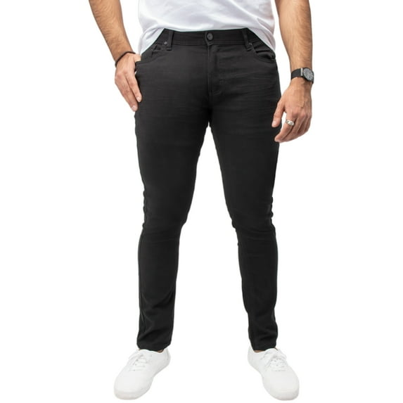X RAY JEANS Mens Stretch Commuter Pants, Jet Black, 36X32