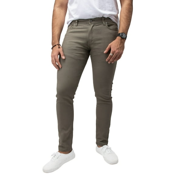 X RAY JEANS Mens Stretch Commuter Pants, Light Green, 36X32