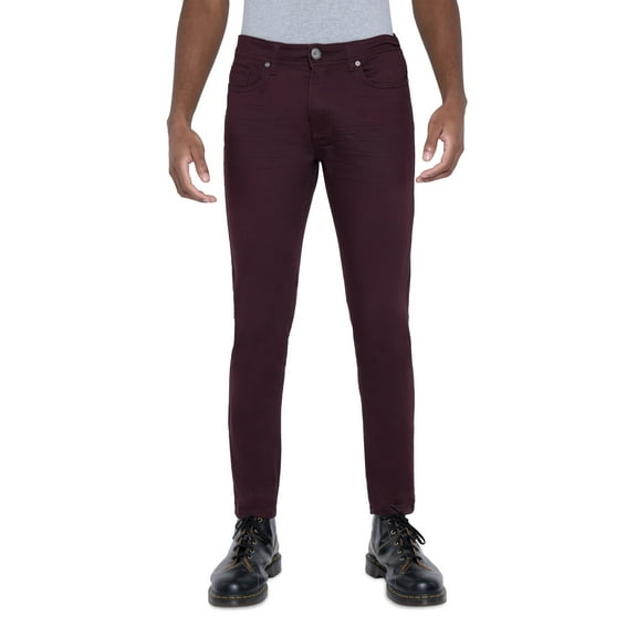 X RAY JEANS Mens Slim Fit Stretch Commuter Pants, Brick, 38X34