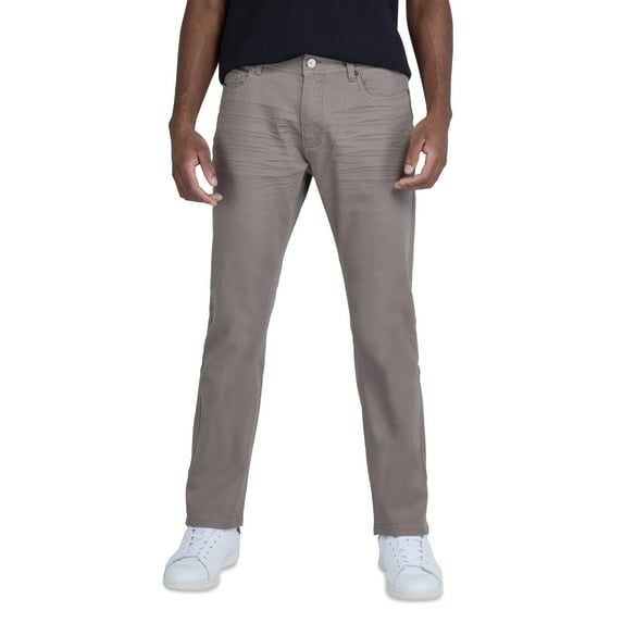 X RAY JEANS Mens Slim Fit Stretch Commuter Pants, Grey, 28X30