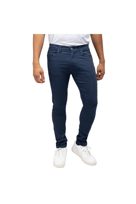 JEANS Mens Slim Fit Stretch Commuter Pants, Midnight Blue, 42X34