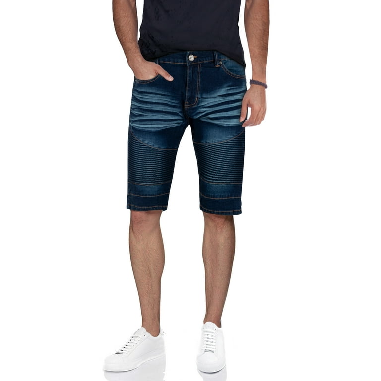 X RAY Jeans Mens Denim Jean Shorts Slim Look Stretch Casual Knee Legth Hem 12 Inseam Walmart