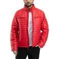 thumbnail image 1 of X RAY Jeans PU Quilted Jacket with Faux Shearling Lining, Red, L, 1 of 10