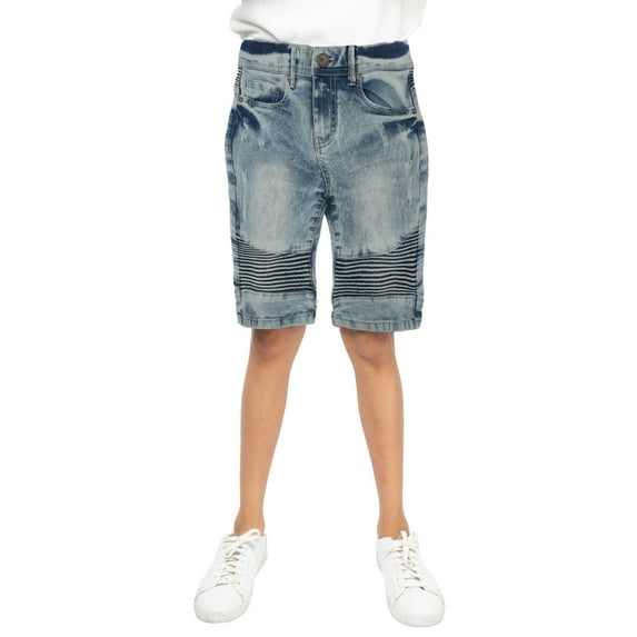 X RAY JEANS Little Boy's Denim Shorts, Lt Blue, 5